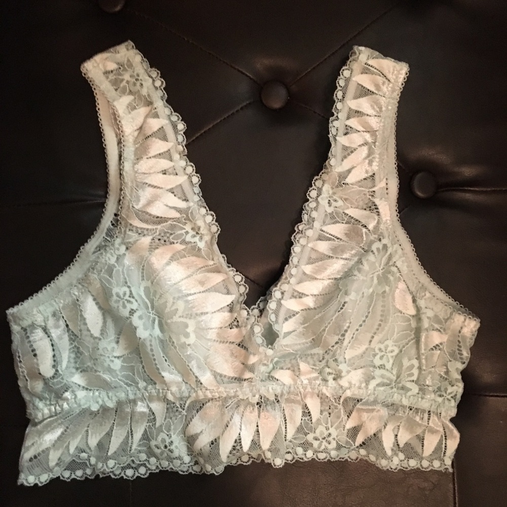 Aerie lace bralette- Teal